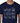 Blue T-shirt with blueprint image of a WWII Jeep schematic