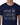 Blue T-shirt with blueprint image of a WWII Jeep schematic